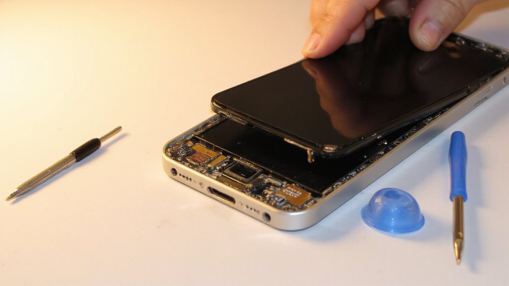 wymiana ekranu problemy z połączeniem