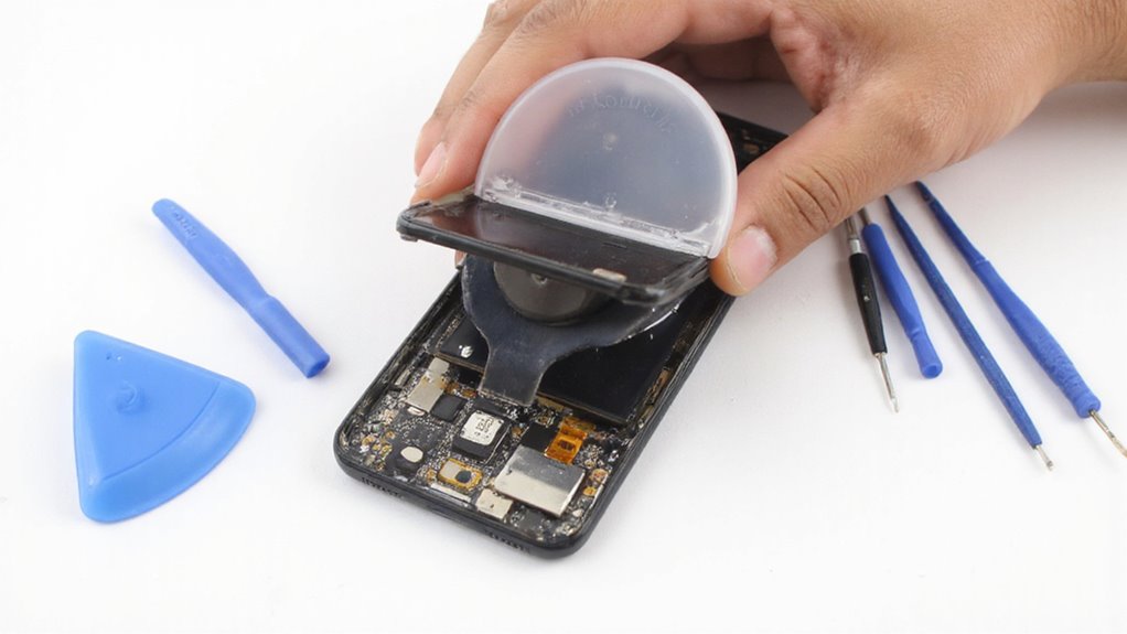 proces wymiany ekranu