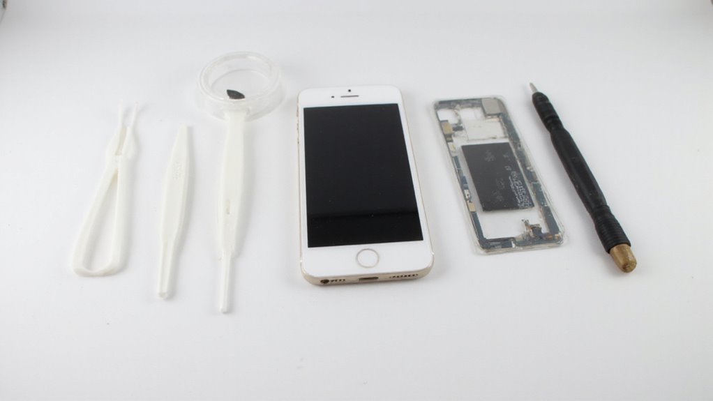 narzędzie do wymiany ekranu - niezbędne elementy