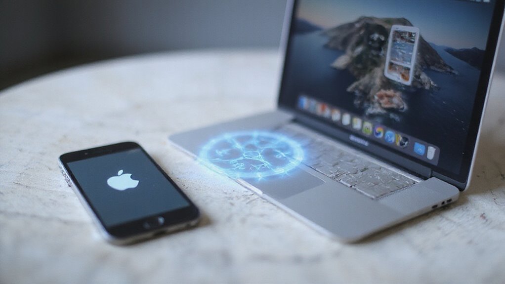 bezszwowa integracja iphone macbook