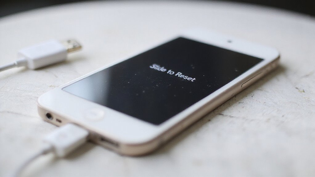 troubleshooting ipod reset issues