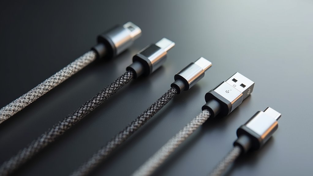 rodzaje kabli USB C