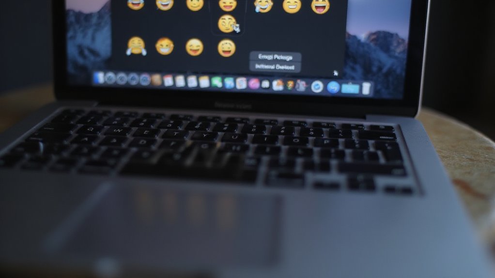 używanie emoji na Macu