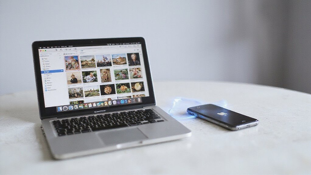 korzystając z przesyłania zdjęć przez iTunes