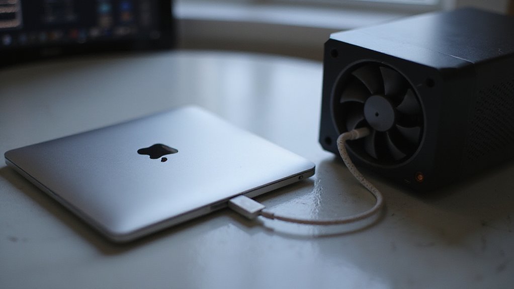 używanie MacBooka jako monitora