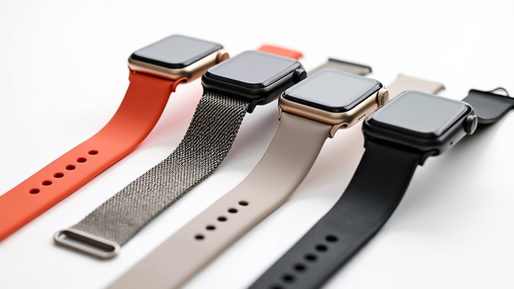 różnorodność pasków do Apple Watch