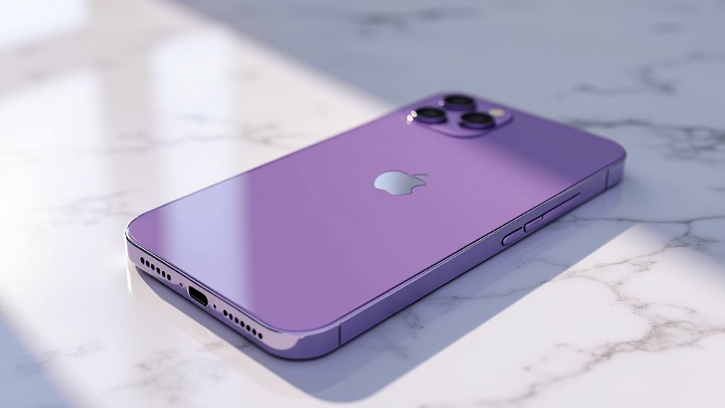 żywy fioletowy iPhone 14 Plus