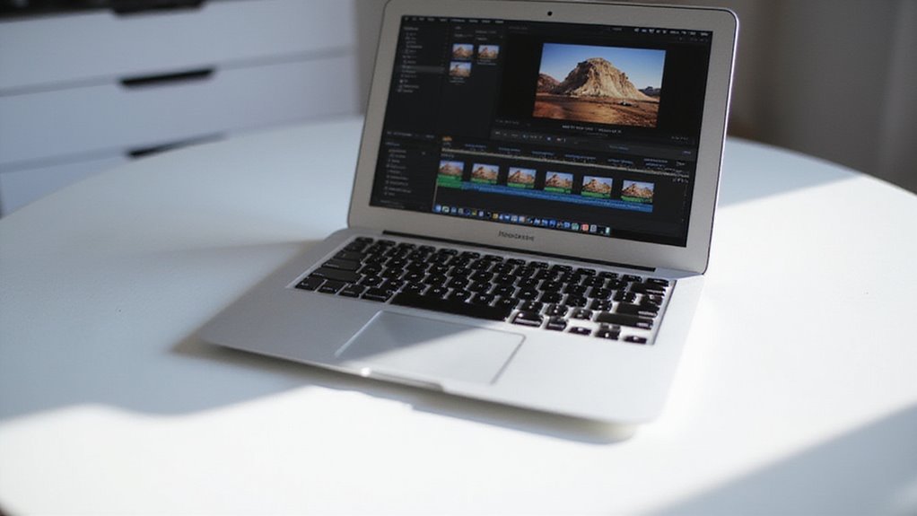 edytowanie wideo na MacBooku