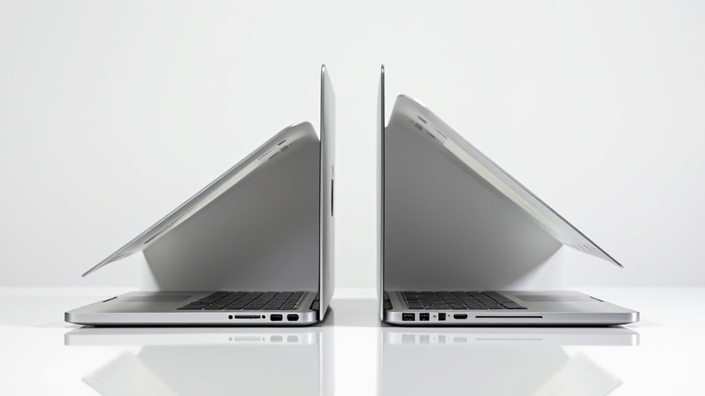 wizualne różnice między MacBookami