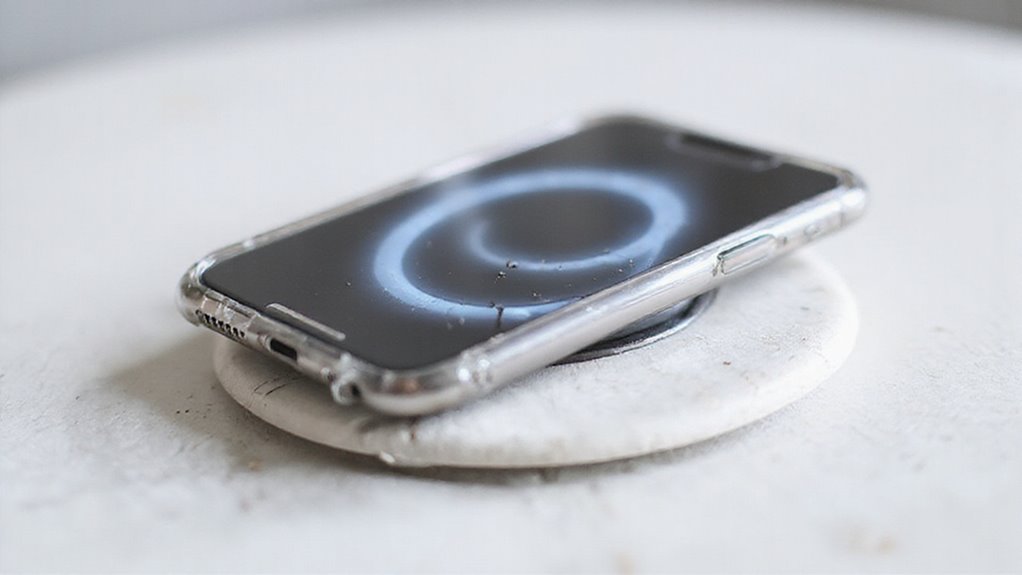 bezprzewodowa cewka ładująca interakcja