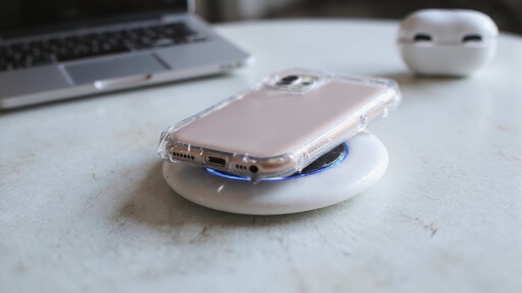 ładowanie bezprzewodowe przez obudowy