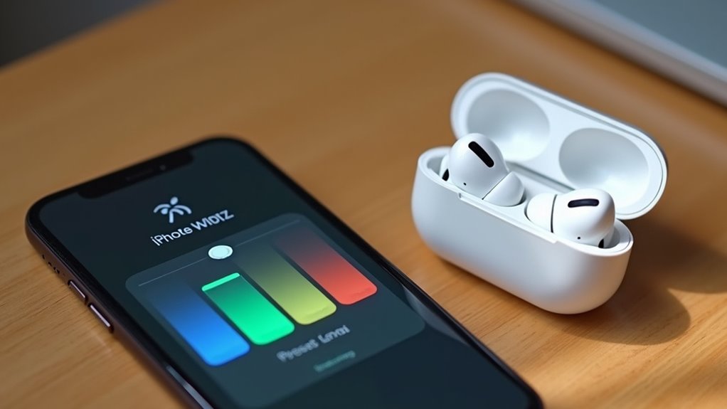 alerty niskiego poziomu baterii dla AirPods