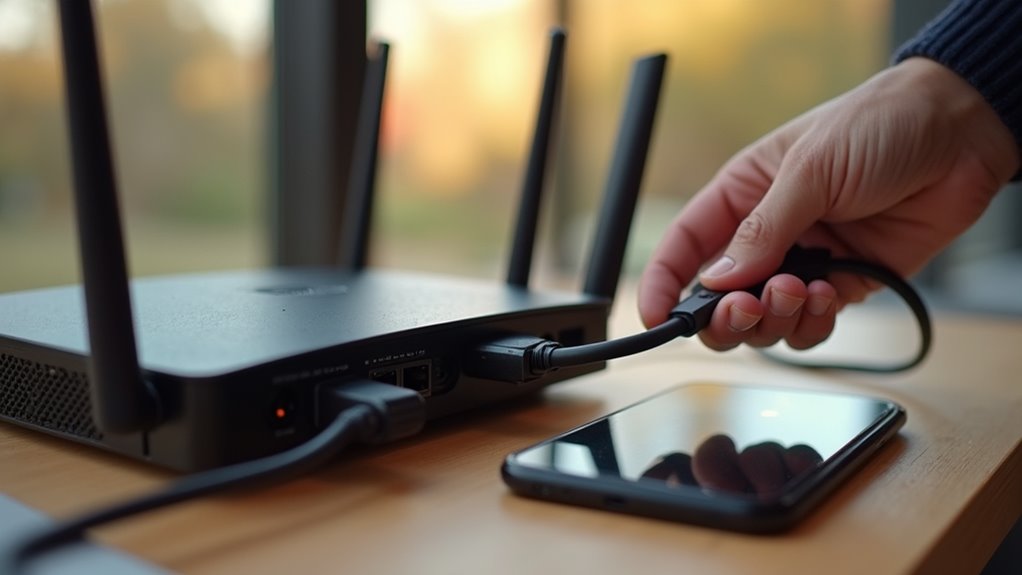 zrestartuj router aby rozwiązać wi fi drops